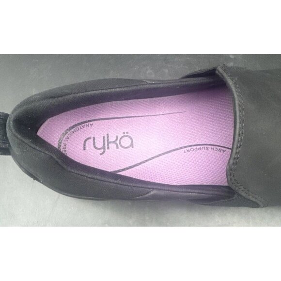 Women’s Ryka Echo Slip On Black Fabric Rubber Casual Comfort Shoe Sz 11 - Picture 12 of 13